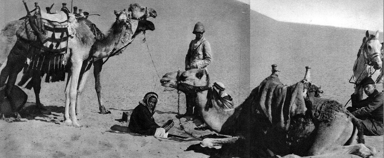 Patrol niemiecko-turecki na pustyni. Przystąpienie Turcji do wojny 29 października 1914 roku oznaczało utworzenie trzech nowych frontów. Na Kaukazie toczone były walki z Rosjanami. W Mezopotamii (na terenie dzisiejszego Iraku) i na Półwyspie Synaj przeciwko Anglikom. Dowództwo brytyjskie, aby udaremnić próby opanowania przez Turków strefy Kanału Sueskiego, przeprowadziło w październiku 1914 roku operacje desantową w Zatoce Perskiej. W 1915 roku korpus ekspedycyjny generała Charlesa Townshenda rozpoczął marsz wzdłuż Tygrysu i Eufratu na Badgad. 22 listopada armia osmańska pokonał a Anglików pod Salman Pak i zmu-siła ich do odwrotu. Wycofujące się wojska Townshenda schroniły się w zdobytym uprzednio Kut al.-Amara. Rozpoczęło się oblężenie twierdzy. Wkrótce do Mezopotamii dotarły oddziały niemieckie, mające wspomóc Turków. Patrol niemiecko-turecki na pustyni. Przystąpienie Turcji do wojny 29 października 1914 roku oznaczało utworzenie trzech nowych frontów. Na Kaukazie toczone były walki z Rosjanami. W Mezopotamii (na terenie dzisiejszego Iraku) i na Półwyspie Synaj przeciwko Anglikom. Dowództwo brytyjskie, aby udaremnić próby opanowania przez Turków strefy Kanału Sueskiego, przeprowadziło w październiku 1914 roku operacje desantową w Zatoce Perskiej. W 1915 roku korpus ekspedycyjny generała Charlesa Townshenda rozpoczął marsz wzdłuż Tygrysu i Eufratu na Badgad. 22 listopada armia osmańska pokonał a Anglików pod Salman Pak i zmu-siła ich do odwrotu. Wycofujące się wojska Townshenda schroniły się w zdobytym uprzednio Kut al.-Amara. Rozpoczęło się oblężenie twierdzy. Wkrótce do Mezopotamii dotarły oddziały niemieckie, mające wspomóc Turków.