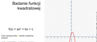 Funkcja kwadratowa Funkcja kwadratowa