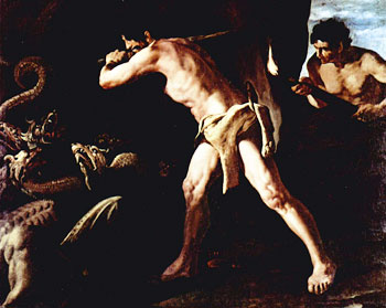 Herakles i Hydra Lernejska, Francisco de Zurbar�n (fot.: wikimedia)