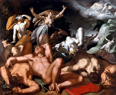 �mier� dzieci Niobe, Abraham Bloemaert (fot.: wikimedia)