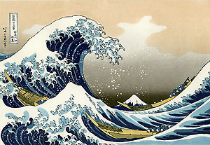 Wielka fala w Kanagawa, Hokusai (fot.: wikimedia)