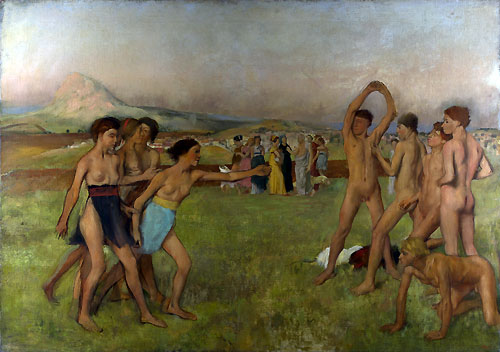 Młodzi Spartanie, mal. Egdar Degas (fot. wikimedia) Młodzi Spartanie, mal. Egdar Degas (fot. wikimedia)