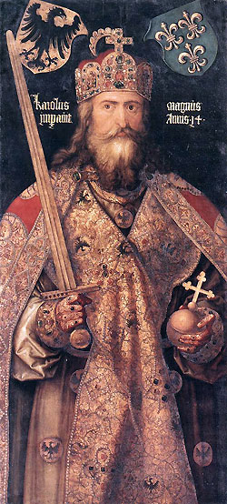 Karol Wielki, mal. Albrecht Durer (fot. wikimedia) Karol Wielki, mal. Albrecht Durer (fot. wikimedia)