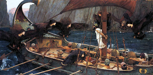 Ulisses i Syreny, mal. John William Waterhouse (fot. wikimedia) Ulisses i Syreny, mal. John William Waterhouse (fot. wikimedia)