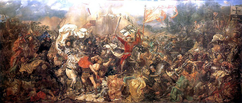 Bitwa pod Grunwaldem, mal. Jan Matejko (fot. wikimedia) Bitwa pod Grunwaldem, mal. Jan Matejko (fot. wikimedia)