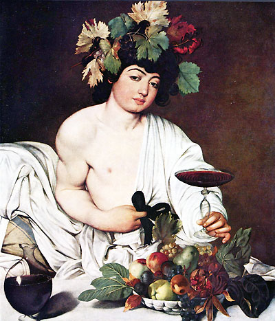 Bachus, mal. Caravaggio Bachus, mal. Caravaggio
