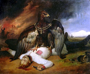 Polski Prometeusz - alegoria upadku Powstania Listopadowego, mal., Horace Vernet (fot. wikimedia)