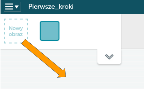 Drag new image to canvas