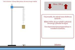 Overview Picture of Spring Oscillation PocketLab Prediction Lab