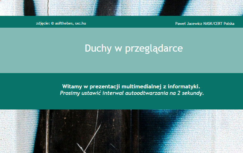 Duchy w przeglądarce
