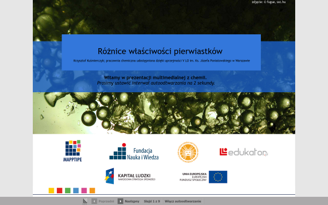 Różnice właściwości pierwiastków